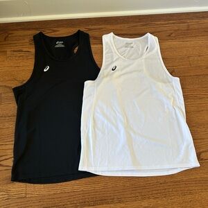 Lot 2 Asics Running Tanks Size S